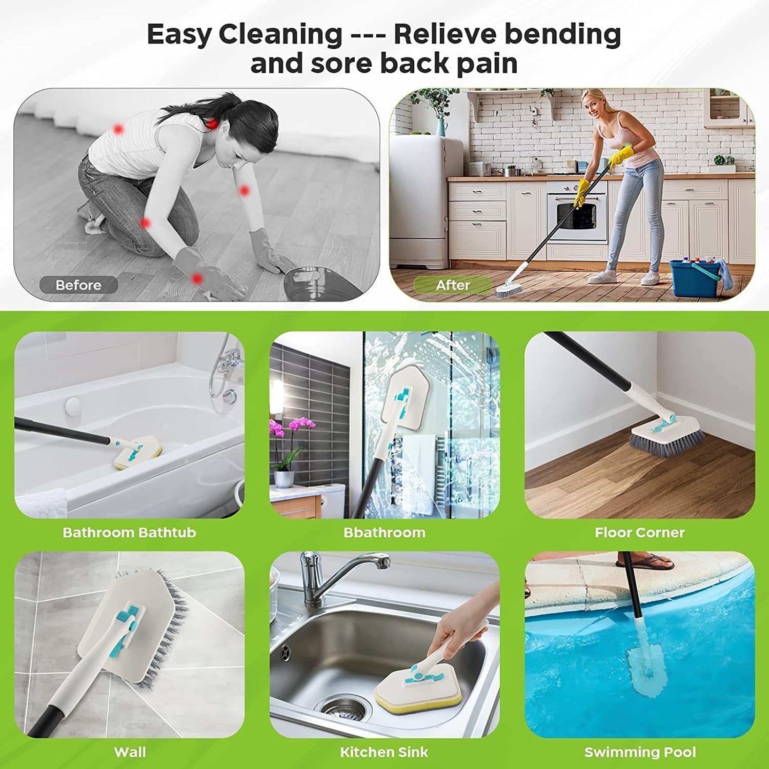 Tile & Grout Cleaning Brush - Domesblissity