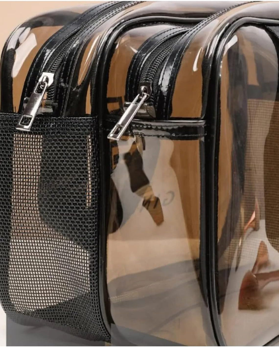 KOKSI Toiletry Bag, Clear Makeup Bag Waterproof Large Capacity Trave