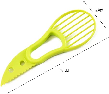 KOKSI 3-in-1 Avocado Splitter, Peeler and Slicer