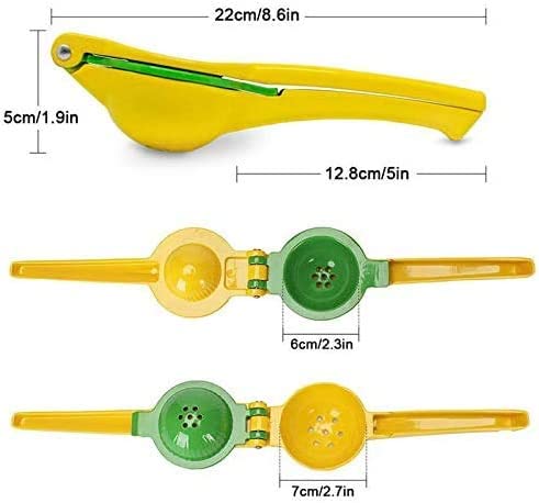 KOKSI 2-in-1 Manual Press Squeezer for Lemon, Orange, Citrus