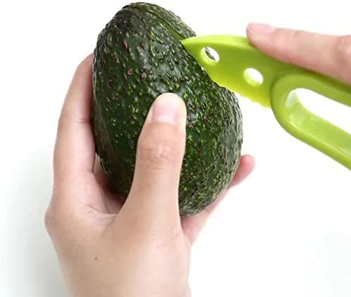 KOKSI 3-in-1 Avocado Splitter, Peeler and Slicer