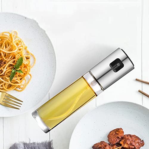 KOKSI Refillable Oil Sprayer Bottle for Cooking, Baking, BBQ, Salad, Grilling, 100 ml