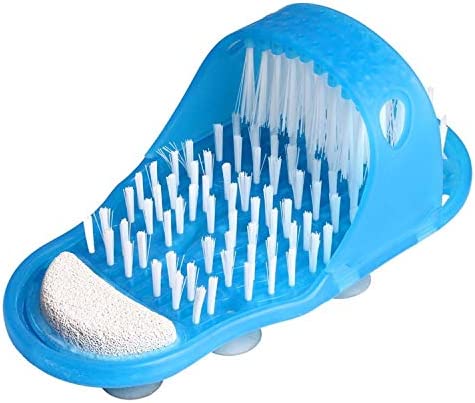 KOKSI Foot Brush, Cleaner, Massager & Conditioner with Suction Cups, Promotes Circulation, Removes Dead Skin, Prevents Dry and Callused Feet