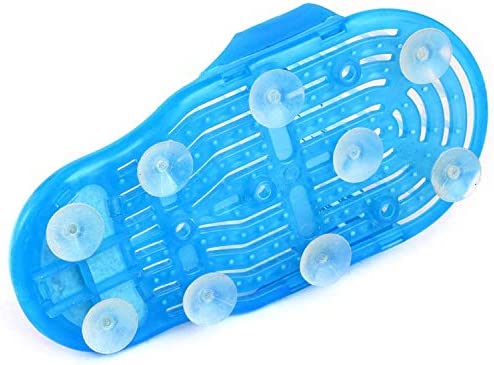 KOKSI Foot Brush, Cleaner, Massager & Conditioner with Suction Cups, Promotes Circulation, Removes Dead Skin, Prevents Dry and Callused Feet