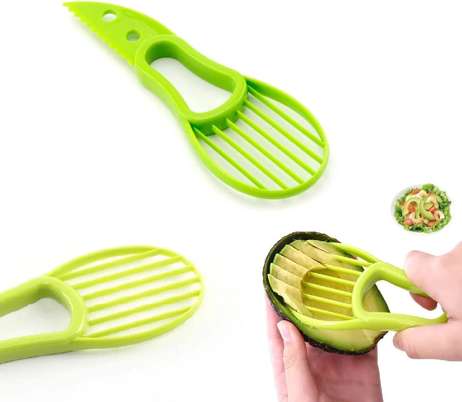 KOKSI 3-in-1 Avocado Splitter, Peeler and Slicer