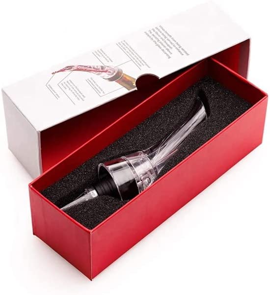 KOKSI Wine Aerator Spout for Instant Aeration of Red and White Wine, Liquor