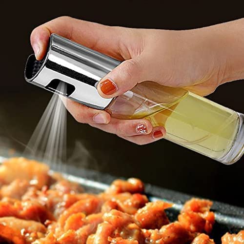 KOKSI Refillable Oil Sprayer Bottle for Cooking, Baking, BBQ, Salad, Grilling, 100 ml