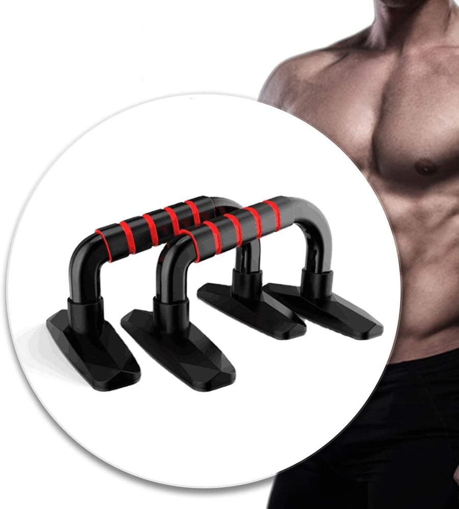 Push Up Bars Stand with Foam Grip Handle for Home Gym Workout, Exercise, Women & Men Strength Training, Non-Slip Ergonomic Muscles Fitness Equipment