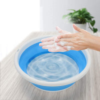 Collapsible Basket 6.41L Large Washing Up Bowl Basin Portable Dishpan Outdoor Travel Basin Folding Portable Bucket for Kitchen Camping Water Carrier