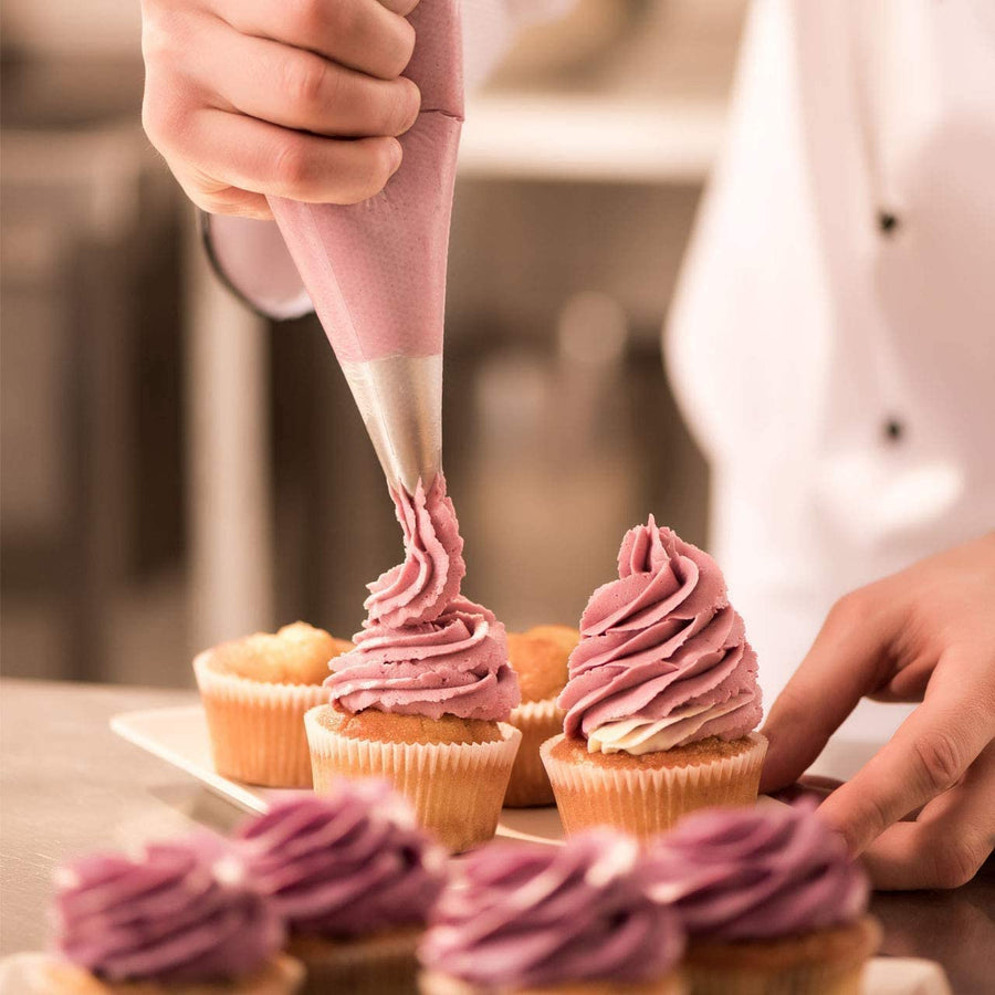 13pcs/Set Cake Decorating Equipment Icing Decoration Kit Russian Piping Nozzles + Silicone Pastry Bags Tool Piping Cream Stainless Steel Nozzles