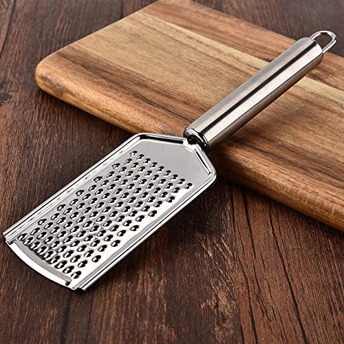 Kitchen Grips Grater, Stainless Steel Blade Cheese Grater Zester, Easy to Grate, Zest Citrus, Lemon, Orange, Chocolate, Nuts, Gingers, Garlic
