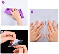 Self-Adhesive Removable Wall Hooks, Waterproof, Heavy Duty Hangers Holds up to 6kg (4-Pack)